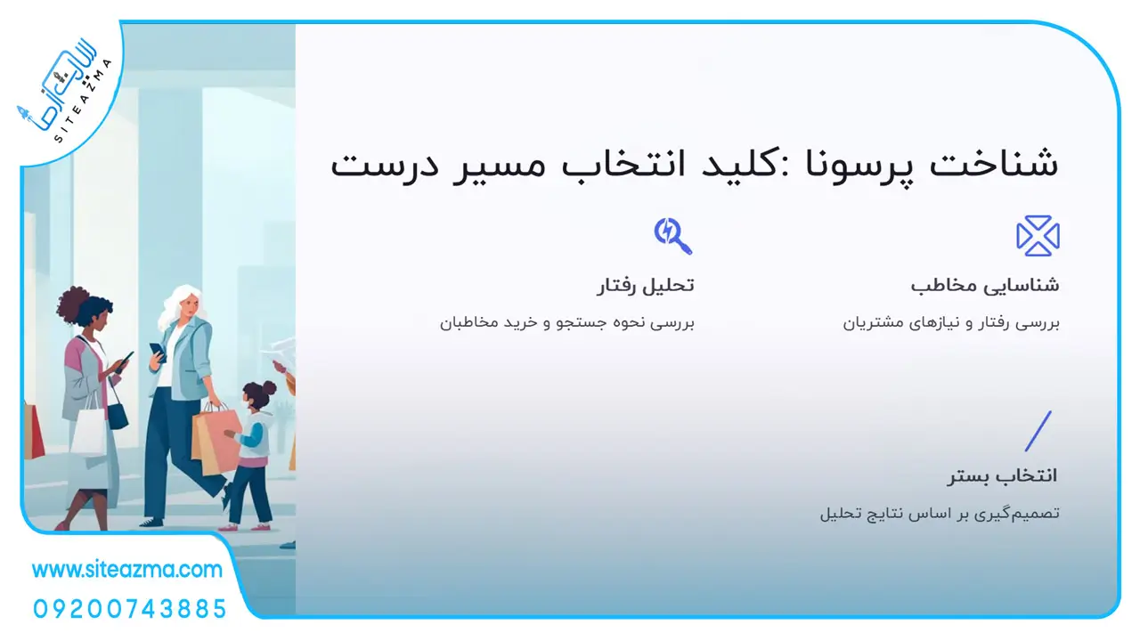 شناسایی پرسونا برای انتخاب مسیر درست-سایت از ما