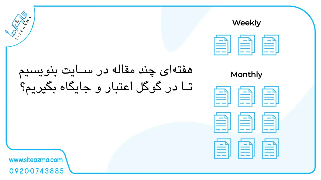 To Succeed In Seo, Write Several Articles Per Week-siteazma.com