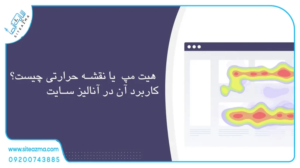 هیت مپ یا نقشه سایت چیست آژانس دیجیتال مارکتینگ سایت از ما