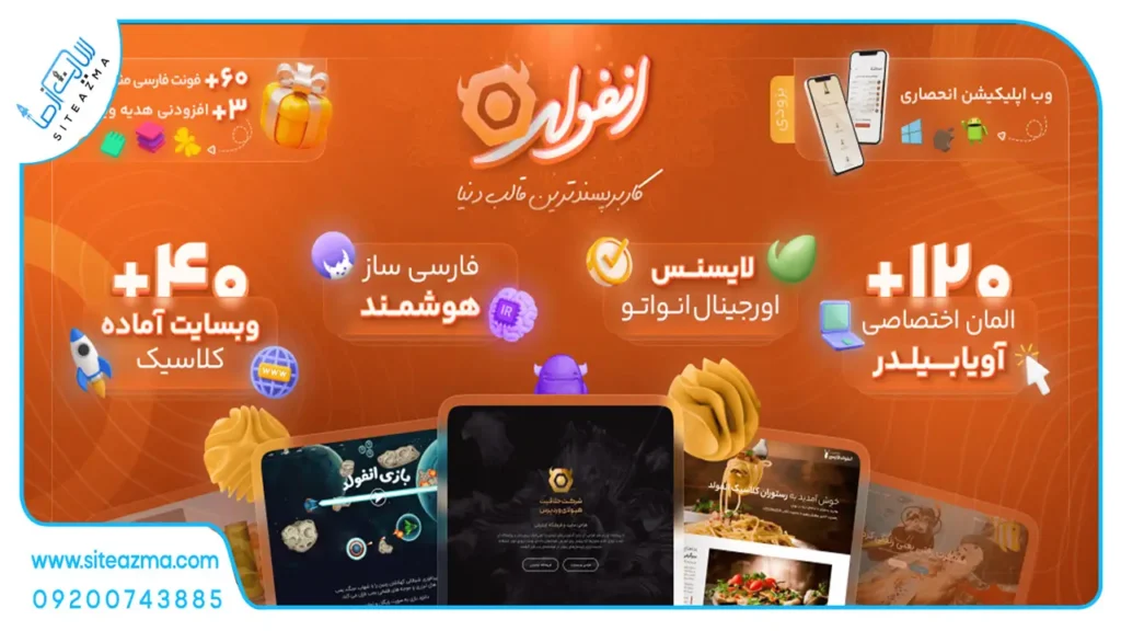 معرفی قالب شرکتی انفولد-سایت از ما